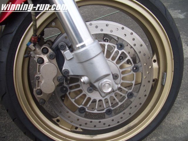 ゼファー1100 フロント廻り